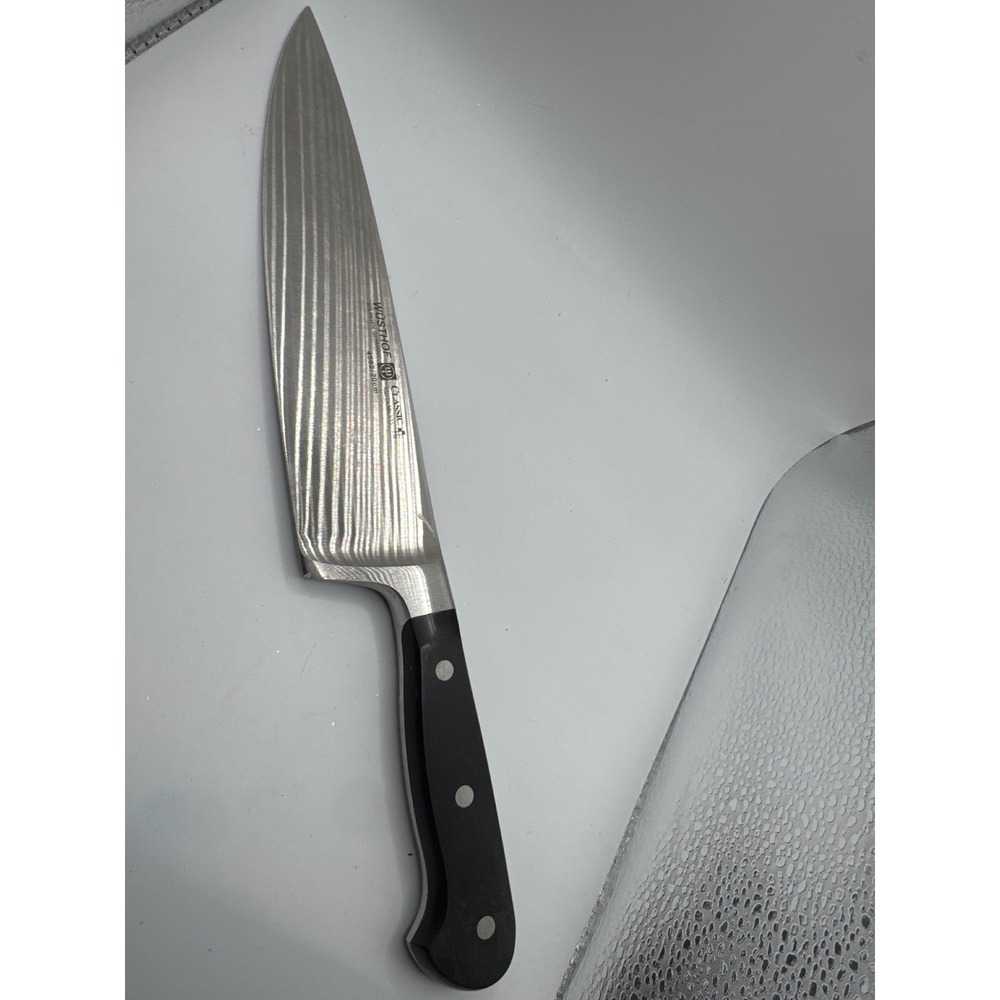 Wusthof Classic 8 inch Cooks Knife 4582/20cm German Steel Chefs Knife Black